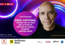 Conferința Globală IAA „Creativity4Better” adaugă un nume important pe lista de star speakers din acest an