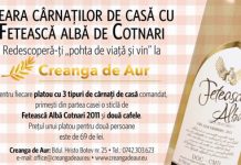 Seara Carnatilor de Casa, la Restaurantul Creanga de Aur!