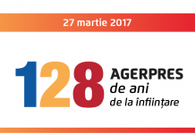128 de ani de la înființarea AGERPRES