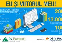 Proiectul Eu și viitorul meu! a oferit elevilor din peste 100 de școli și licee acces gratuit la o platformă interactivă de învățare