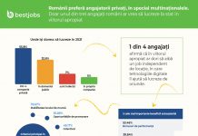 Românii preferă angajatorii privați, în special multinaționalele. Doar unul din trei angajați români ar vrea să lucreze la stat în viitorul apropiat
