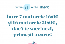 Vaccinează-te până pe 16 mai și Curtea Veche Publishing îți oferă o carte! Maraton-suport cu participarea scriitorilor
