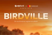 OTP Bank și Mastercard prezintă, în cadrul Festivalului Anonimul, Birdville, un scurtmetraj regizat de păsări